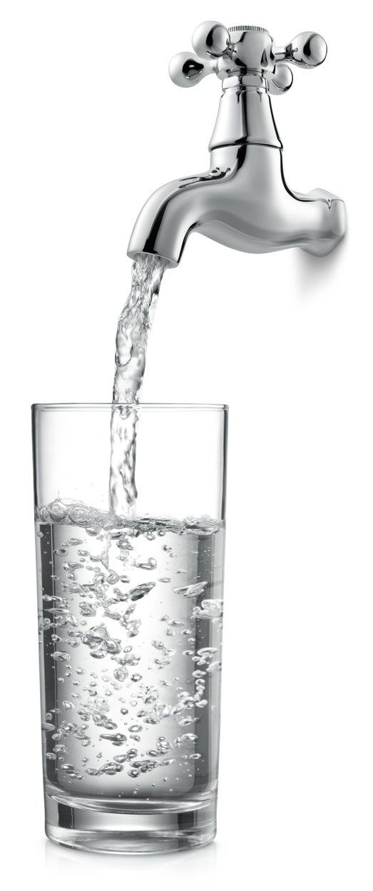 running water tap clipart b&w